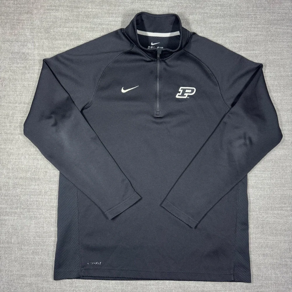 Purdue Boilermakers Nike Dri-Fit & Colosseum Quarter Zip Pullover Bundle Mens M
